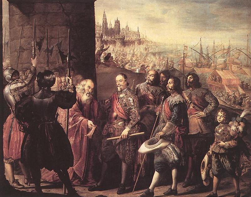 PEREDA, Antonio de The Relief of Genoa af oil painting picture